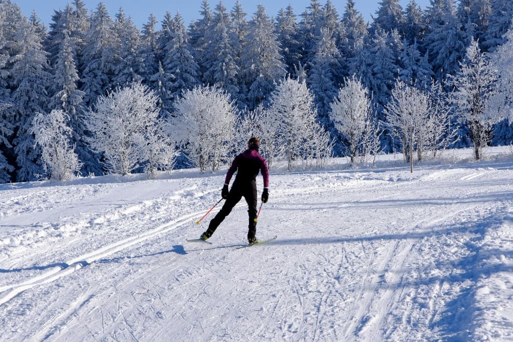 Langlauf im Erzgebirge